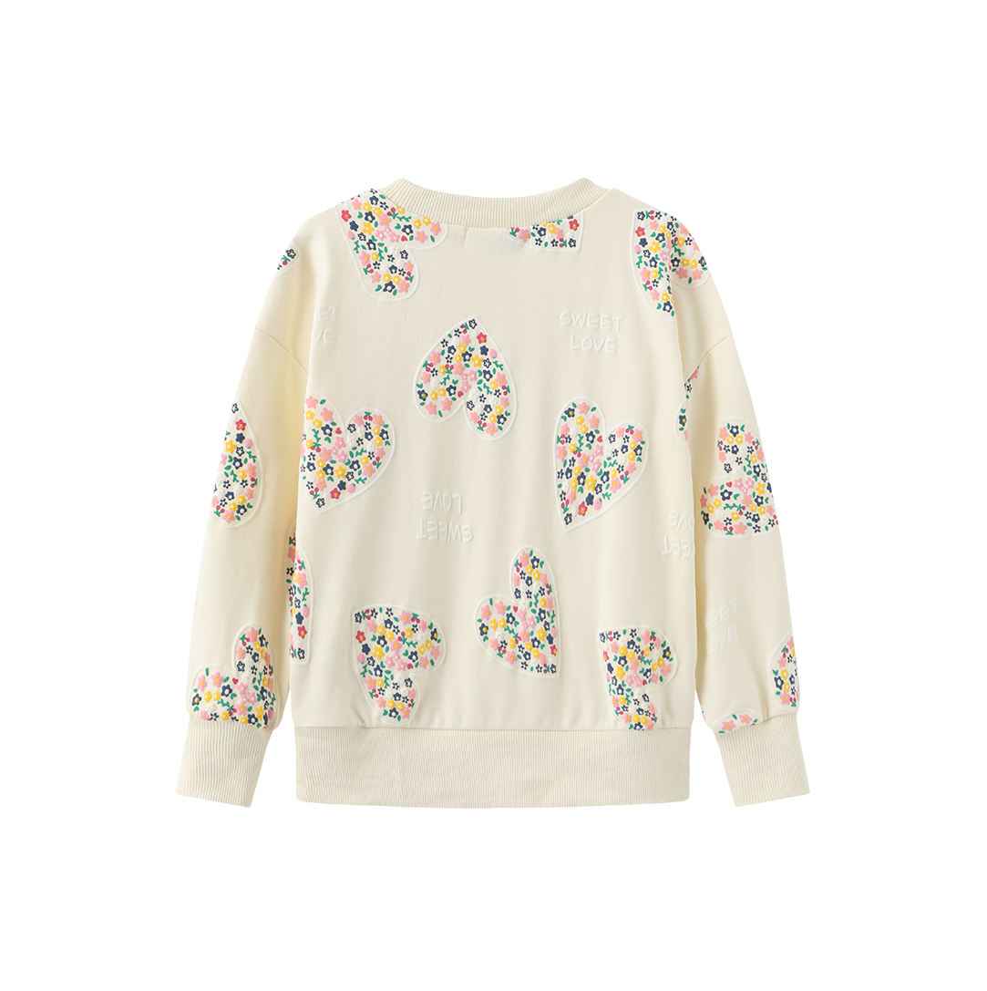 Love Heart Print Sweatshirt