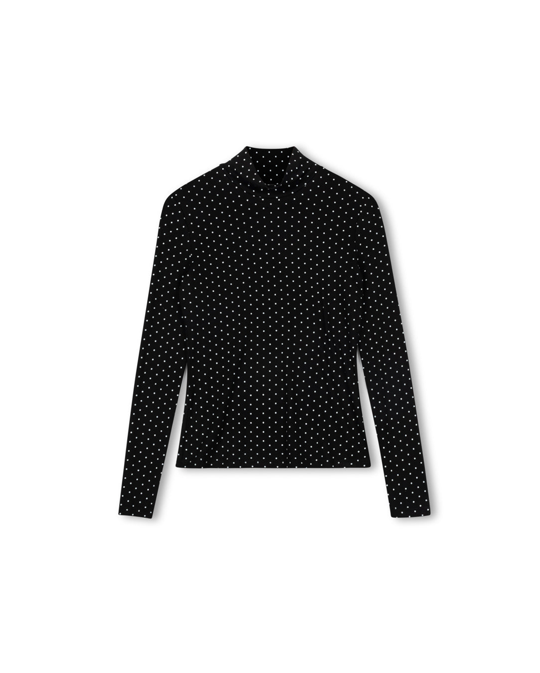 Polka Dot Turtleneck