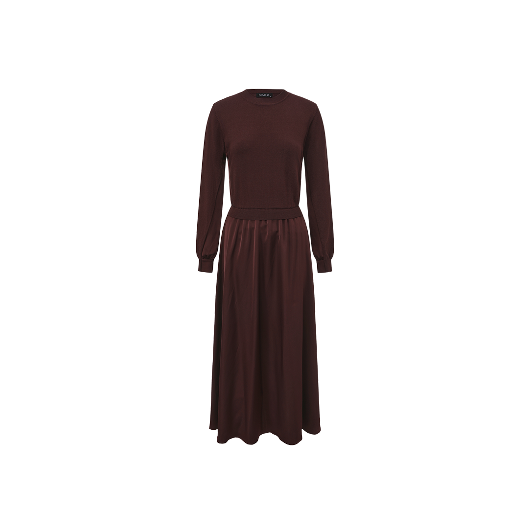 Combination Midi Dress