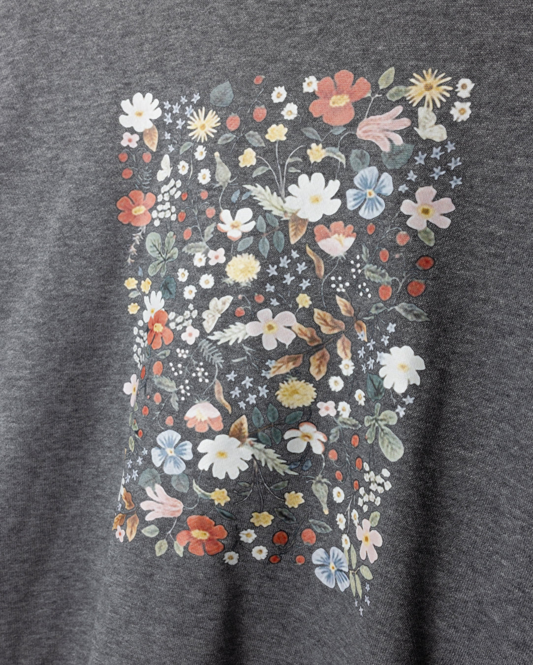 Floral Print Sweatshirt