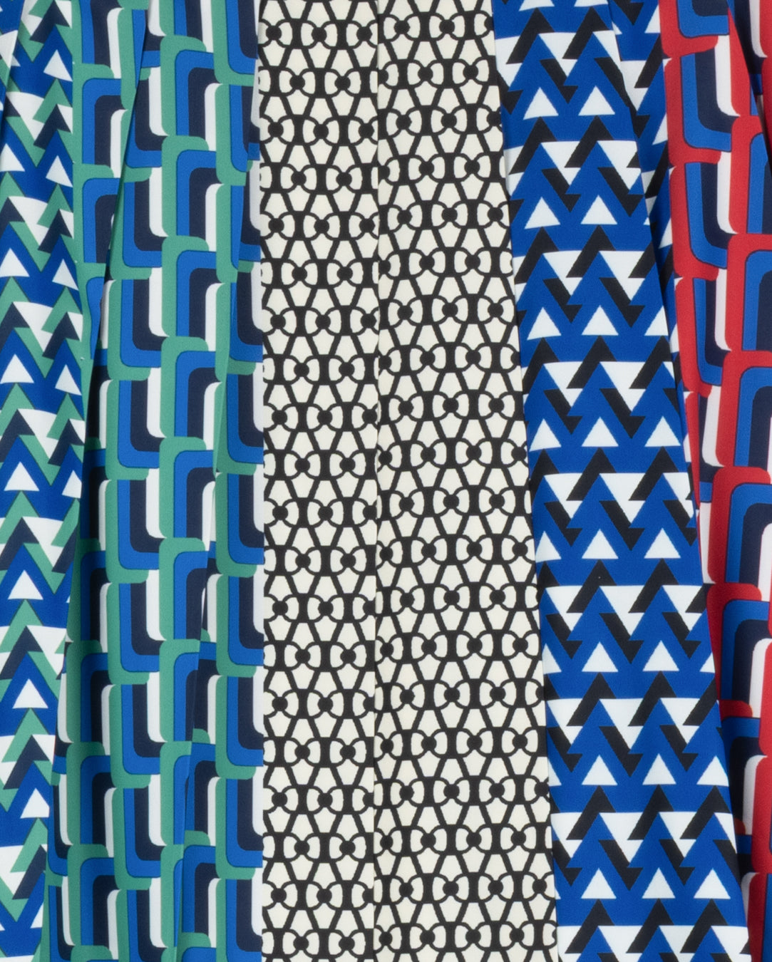 Multi Printed Panel Skirt