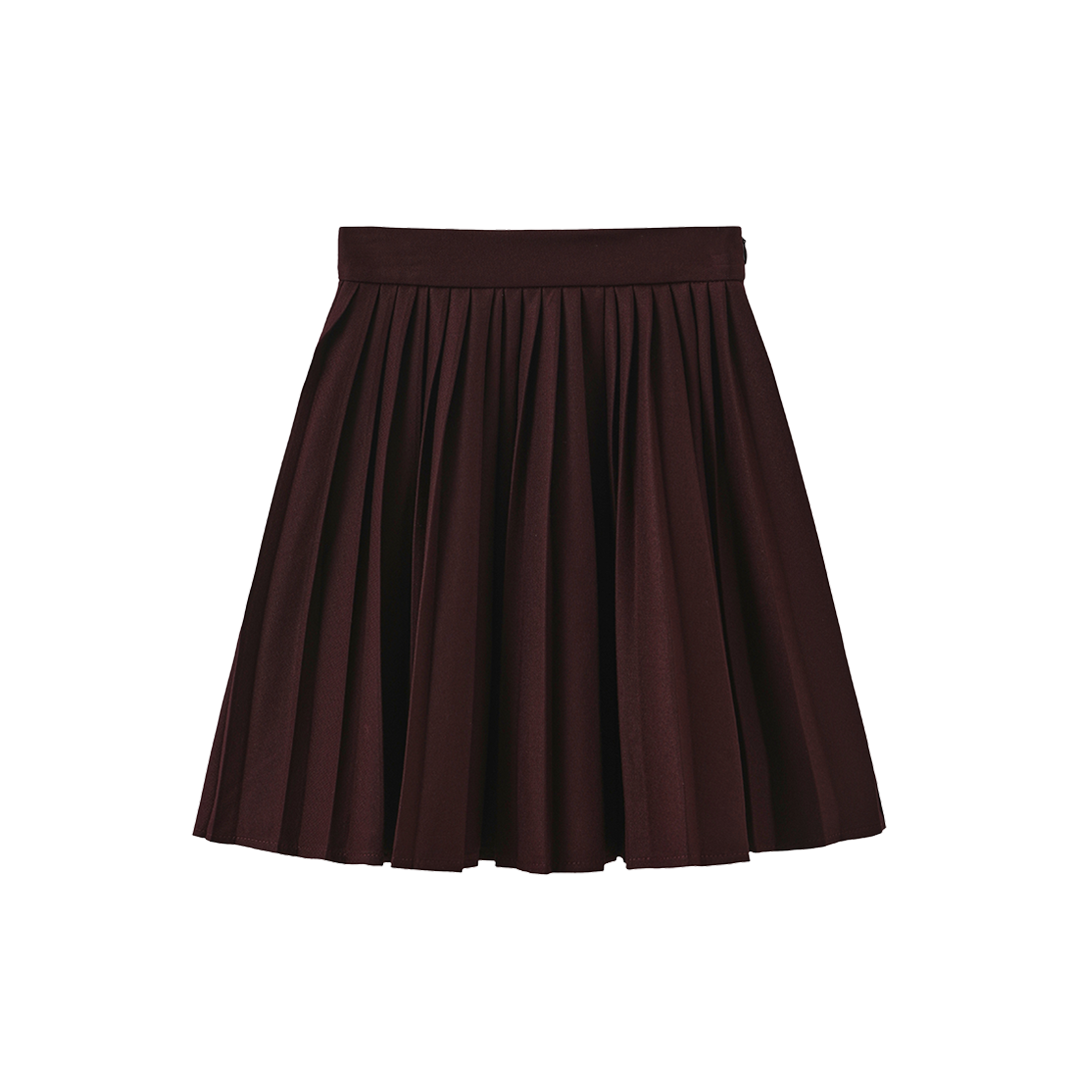 Reg Wool Pleat Skirt