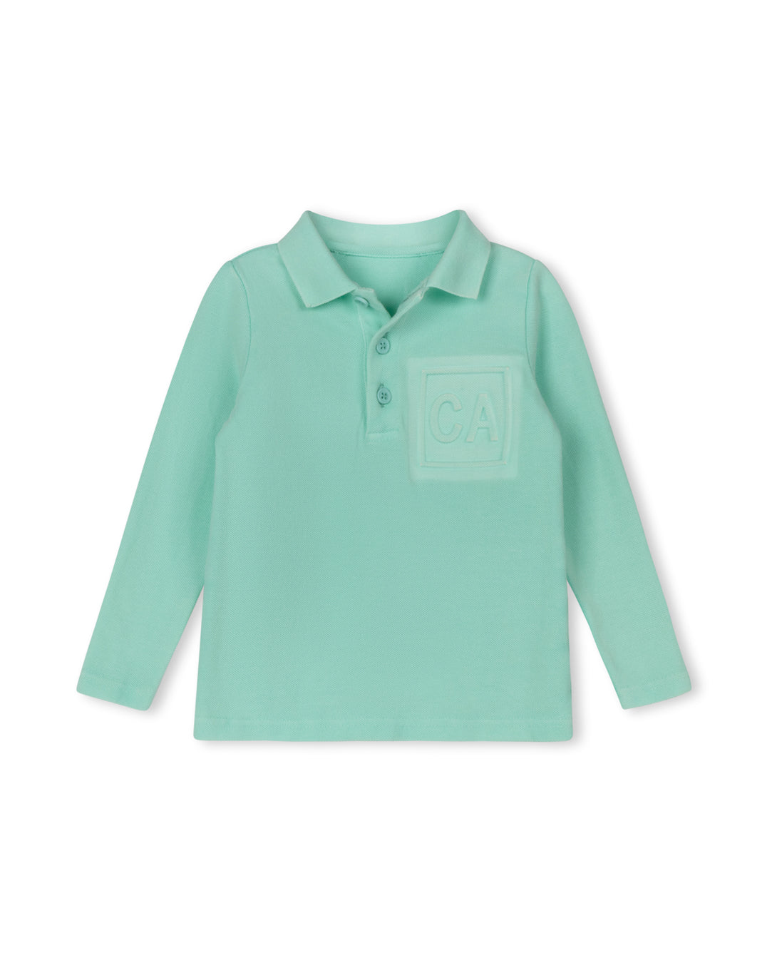 Reverse Embossed LS Polo - Junees