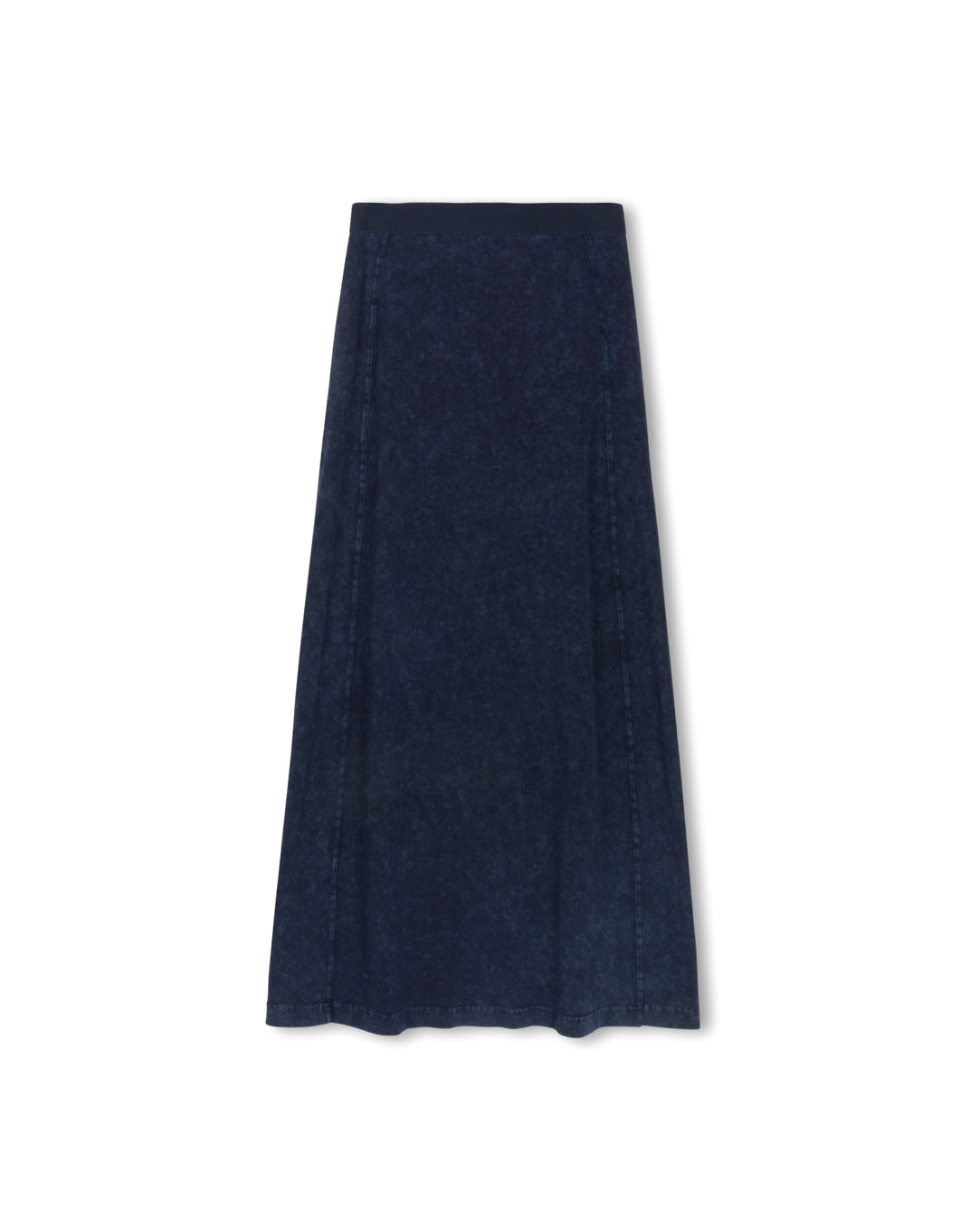 A-Line Mineral Wash Maxi Skirt