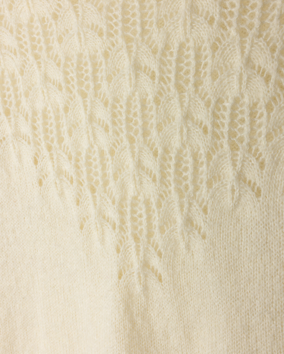 Pointelle Roll Neck Sweater W-22253