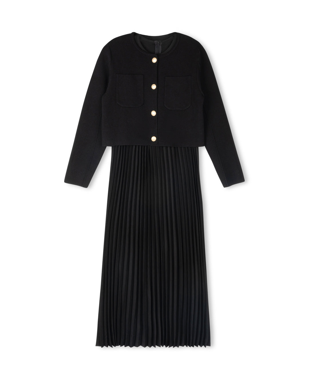 Ergo - Knit Blazer and Slip Dress