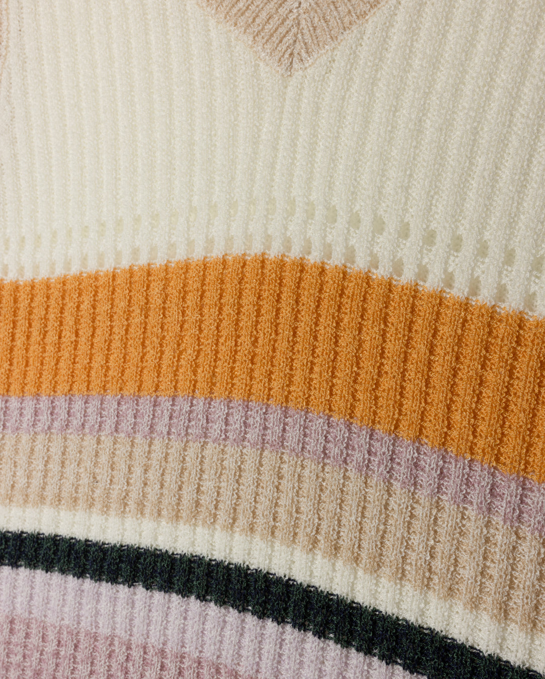 Knit Colorful Stripe Vest