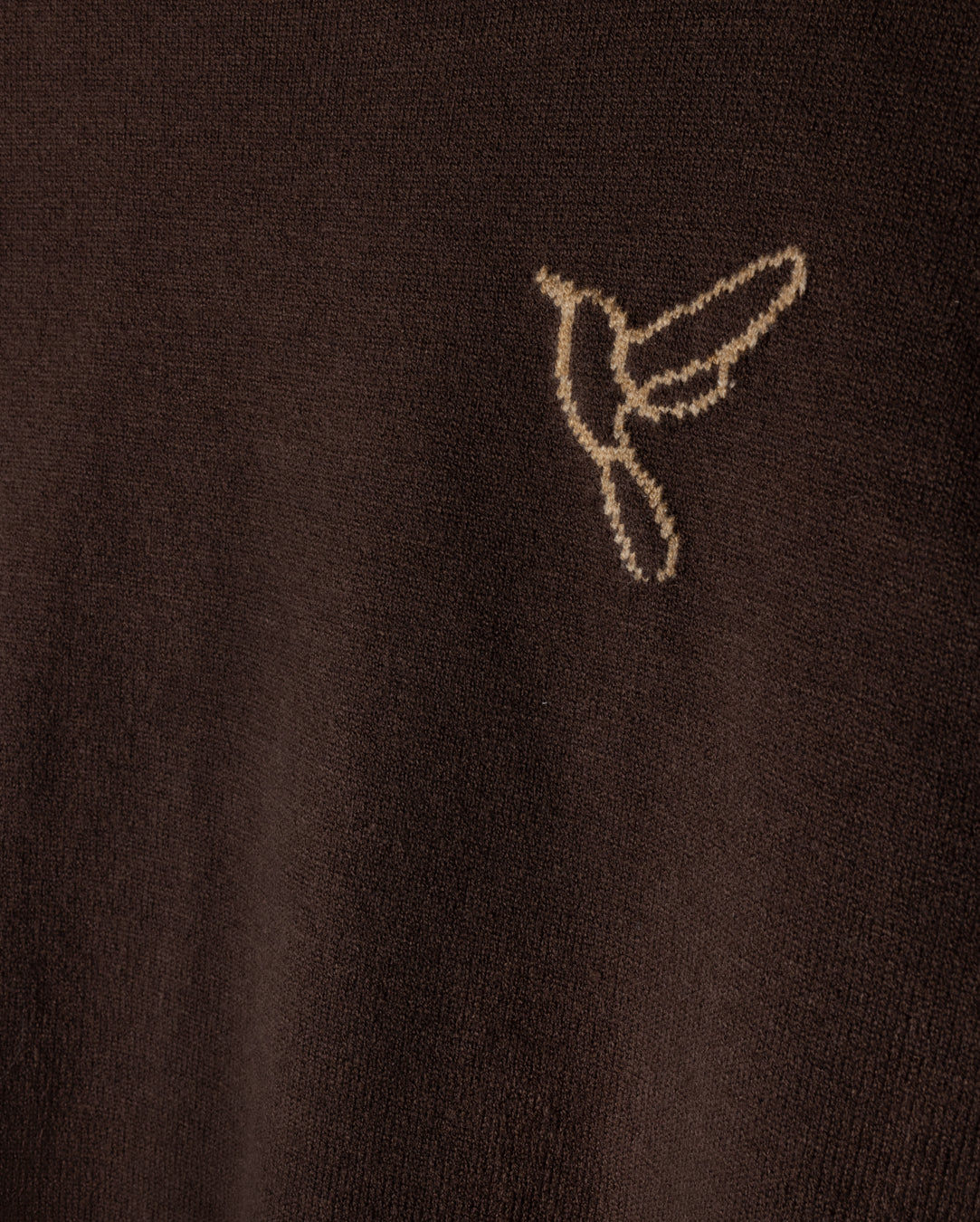 Flower Embroidered Crew Neck W-21866