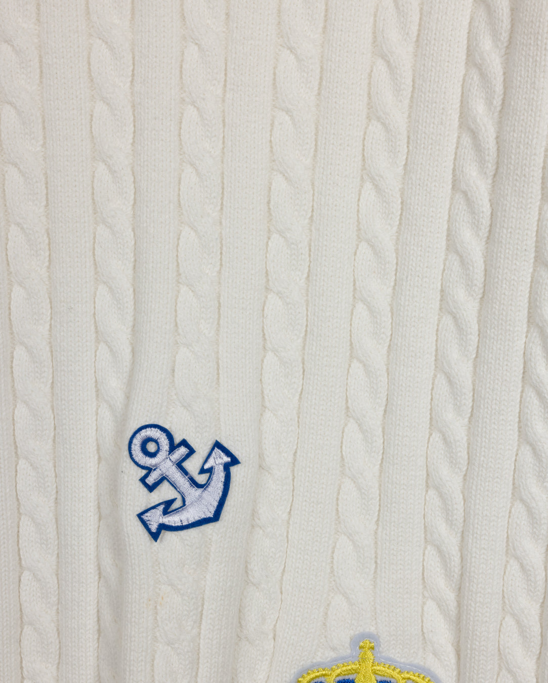 Knit Patch Detailed Pullover