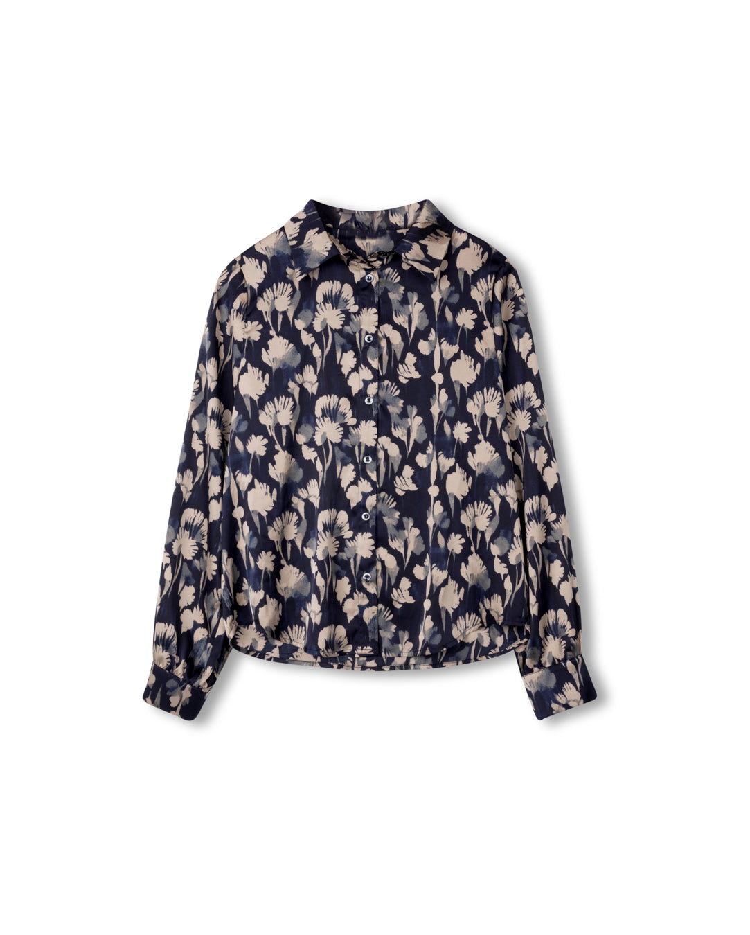 Flower Printed Blouse W-22677