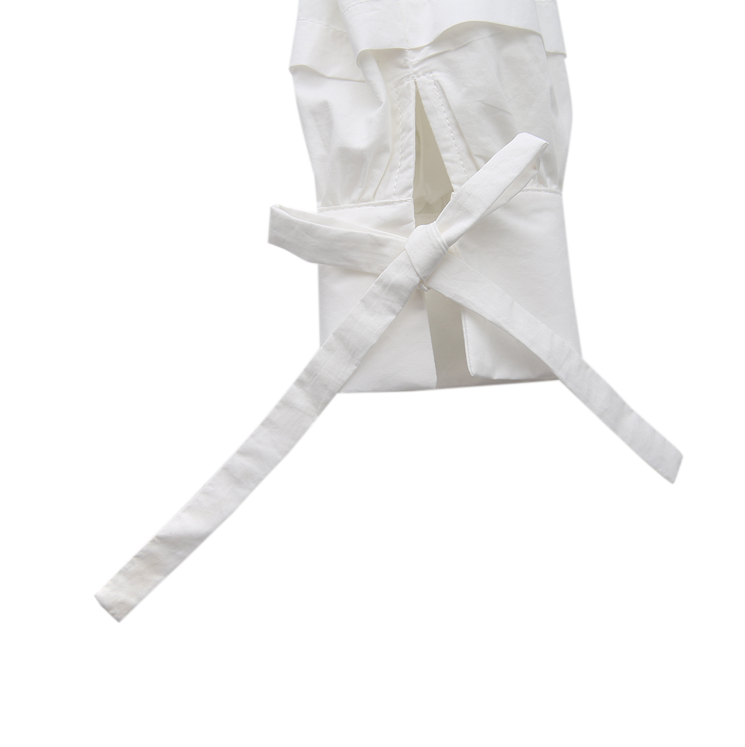 Sef Poplin Smocking Detail Blouse
