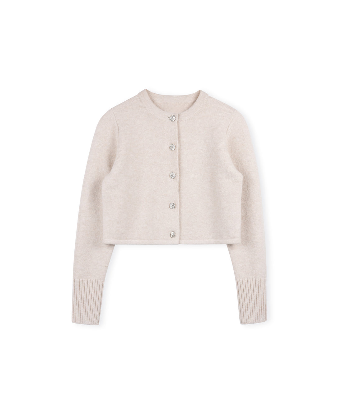 Mohair Flower Button Cardigan - Junees