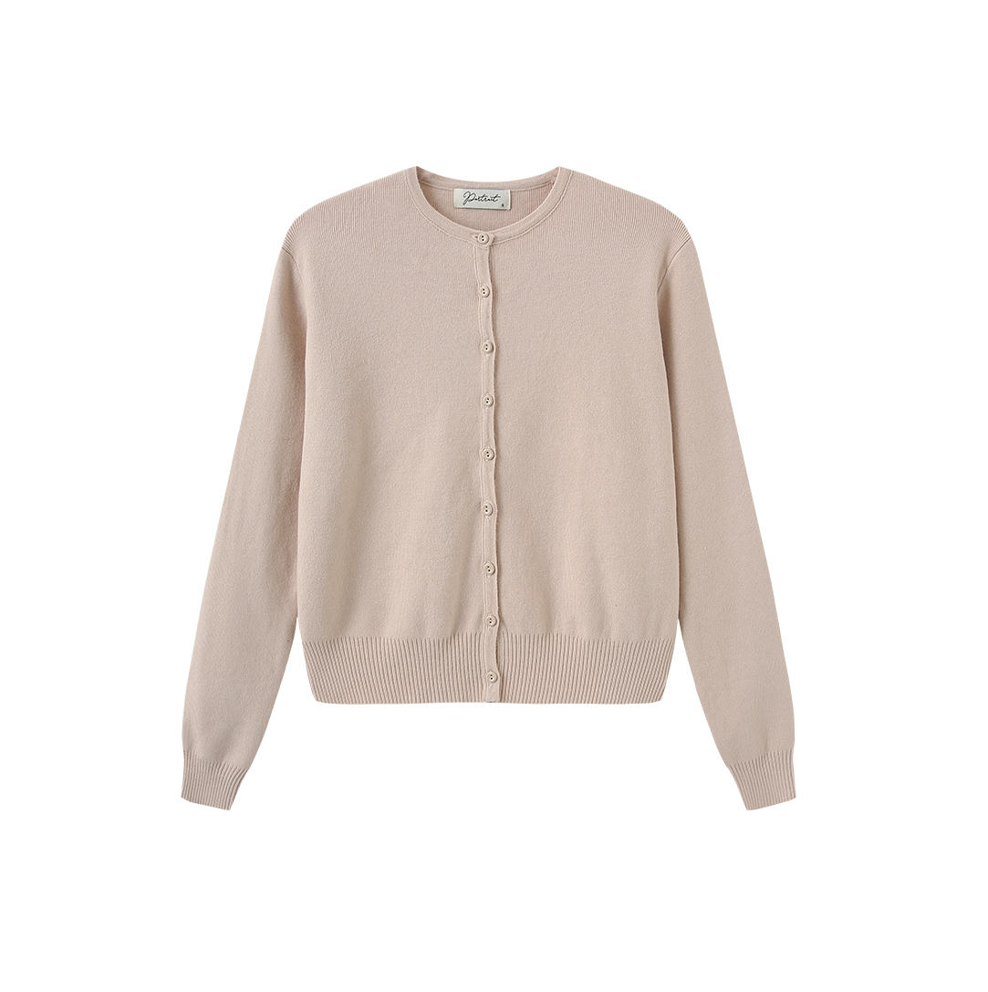 Basic Knit Button Cardigan - Junees