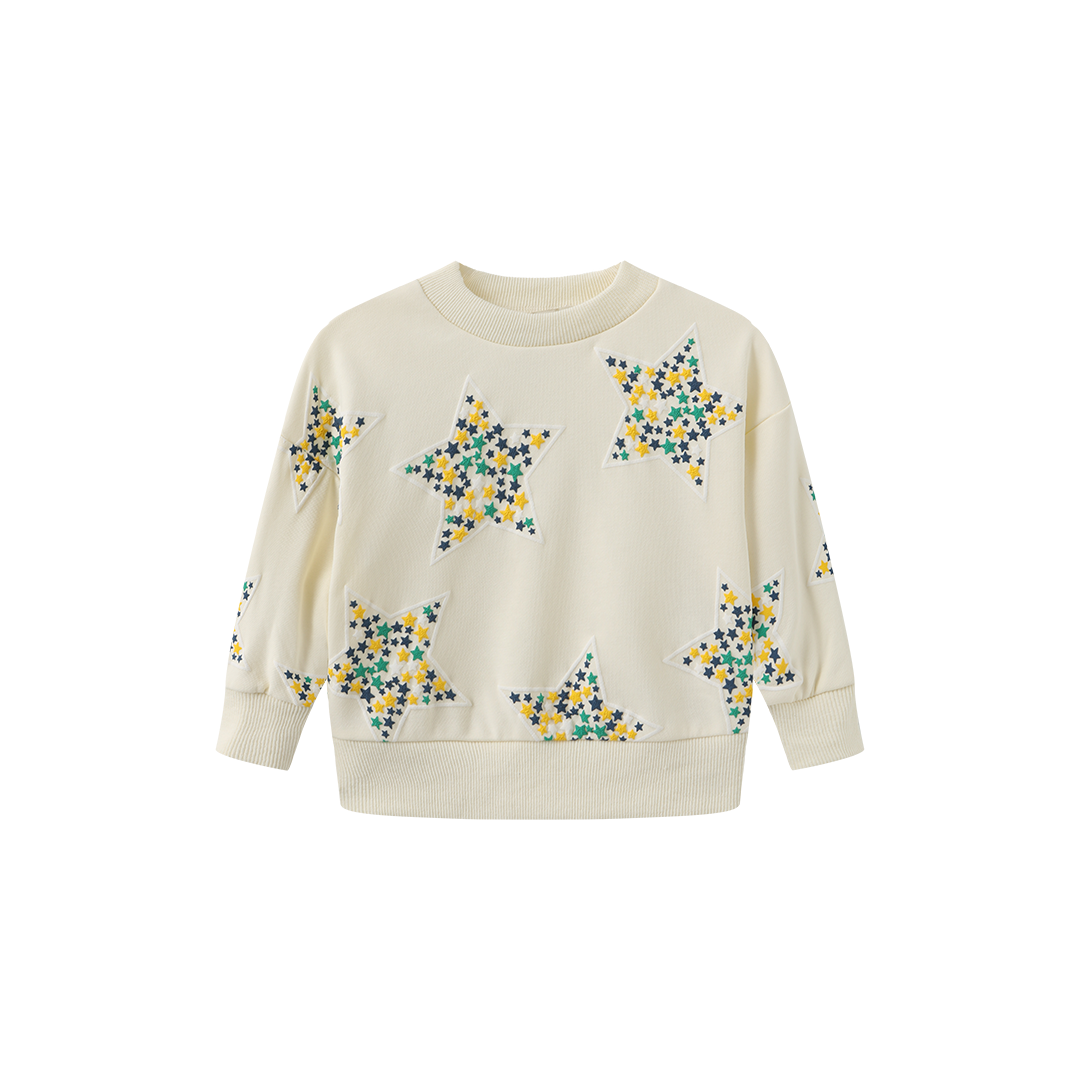 Love Star Print Sweatshirt And Leggings