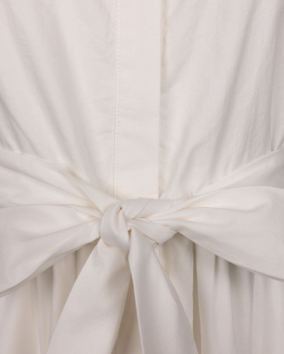 Poplin Maxi Belt Shirt Dress - Junees