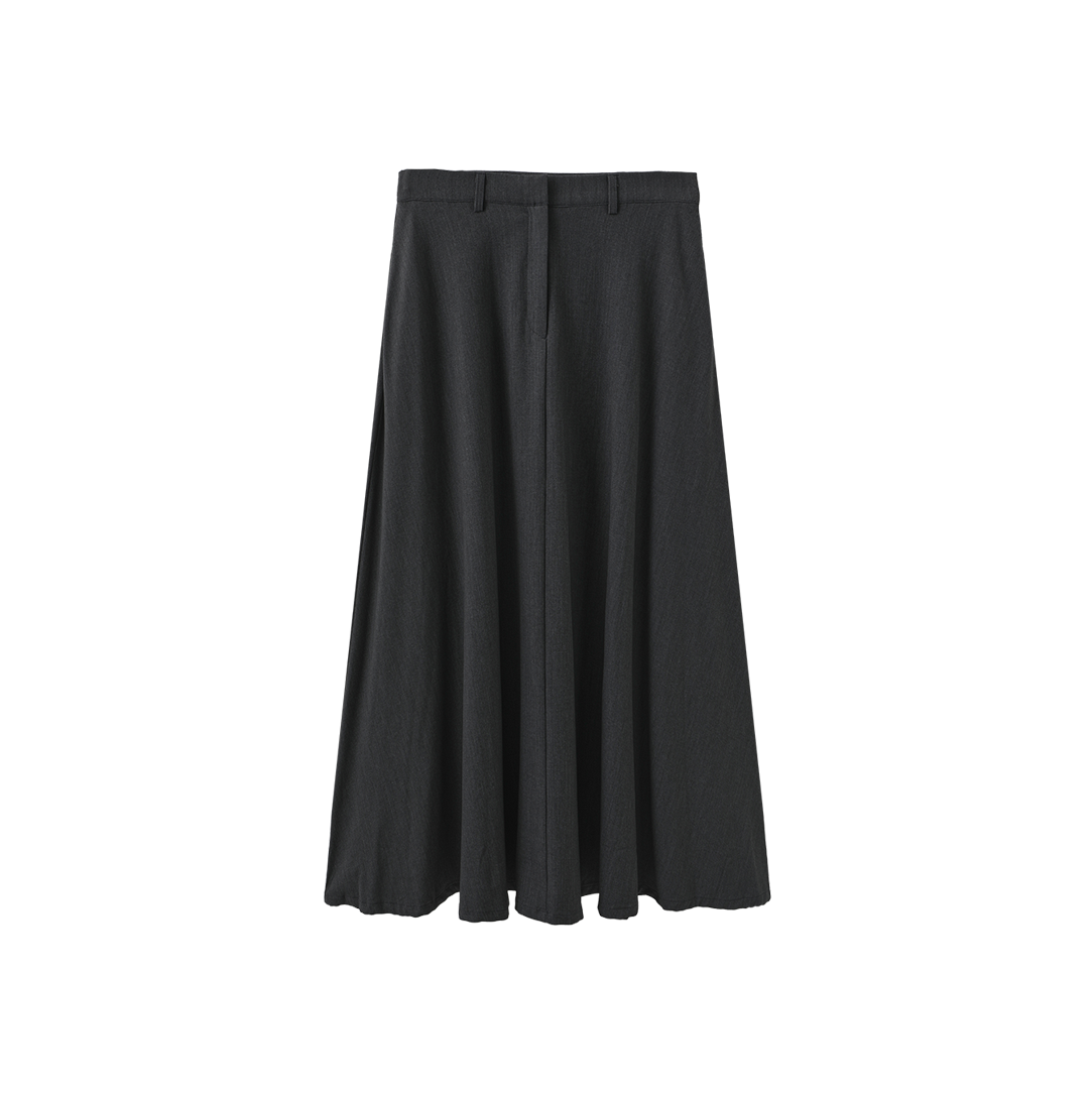 Full Flowy Wool Skirt