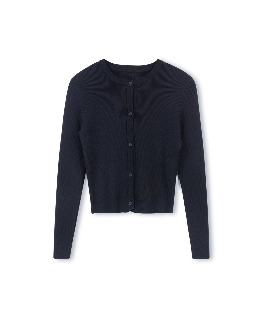 Crystal Button Knit Cardigan W-19903