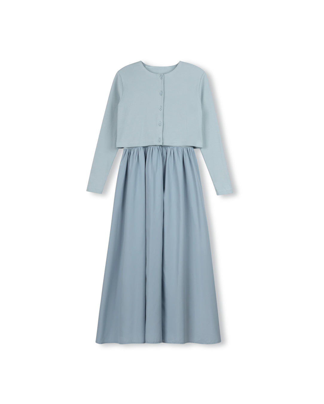 Rib Cardigan And Jumper