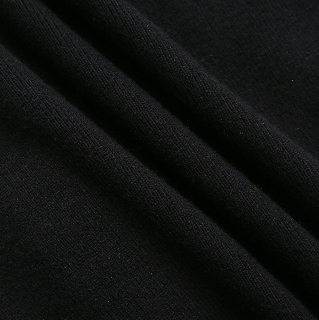 Silver Button Collar Sweater