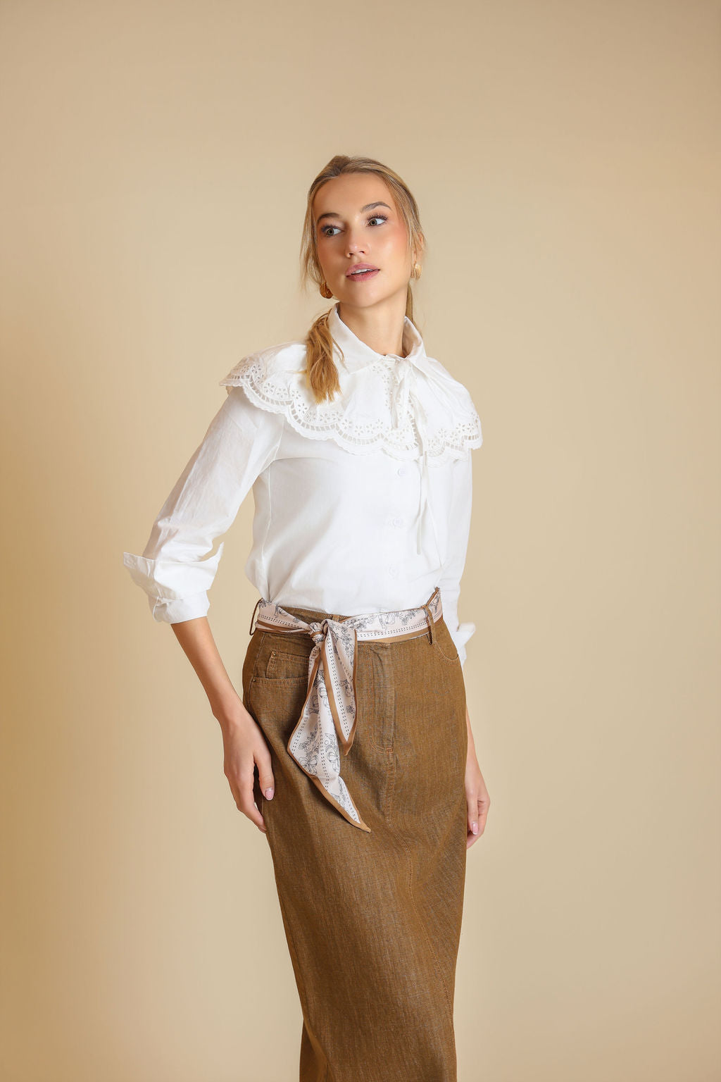 Alice Cape Blouse - Junees