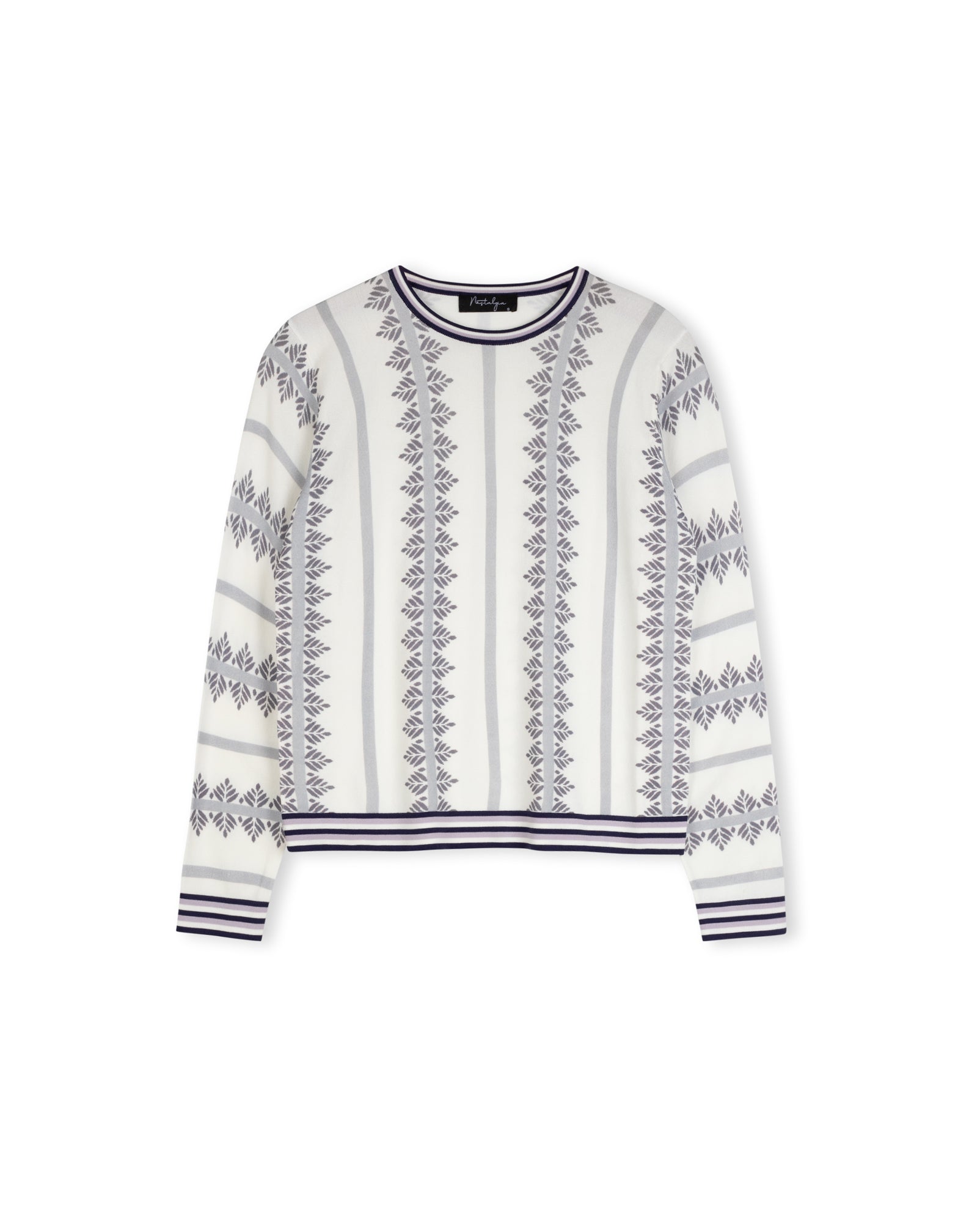 Paisley Jacquard Sweater