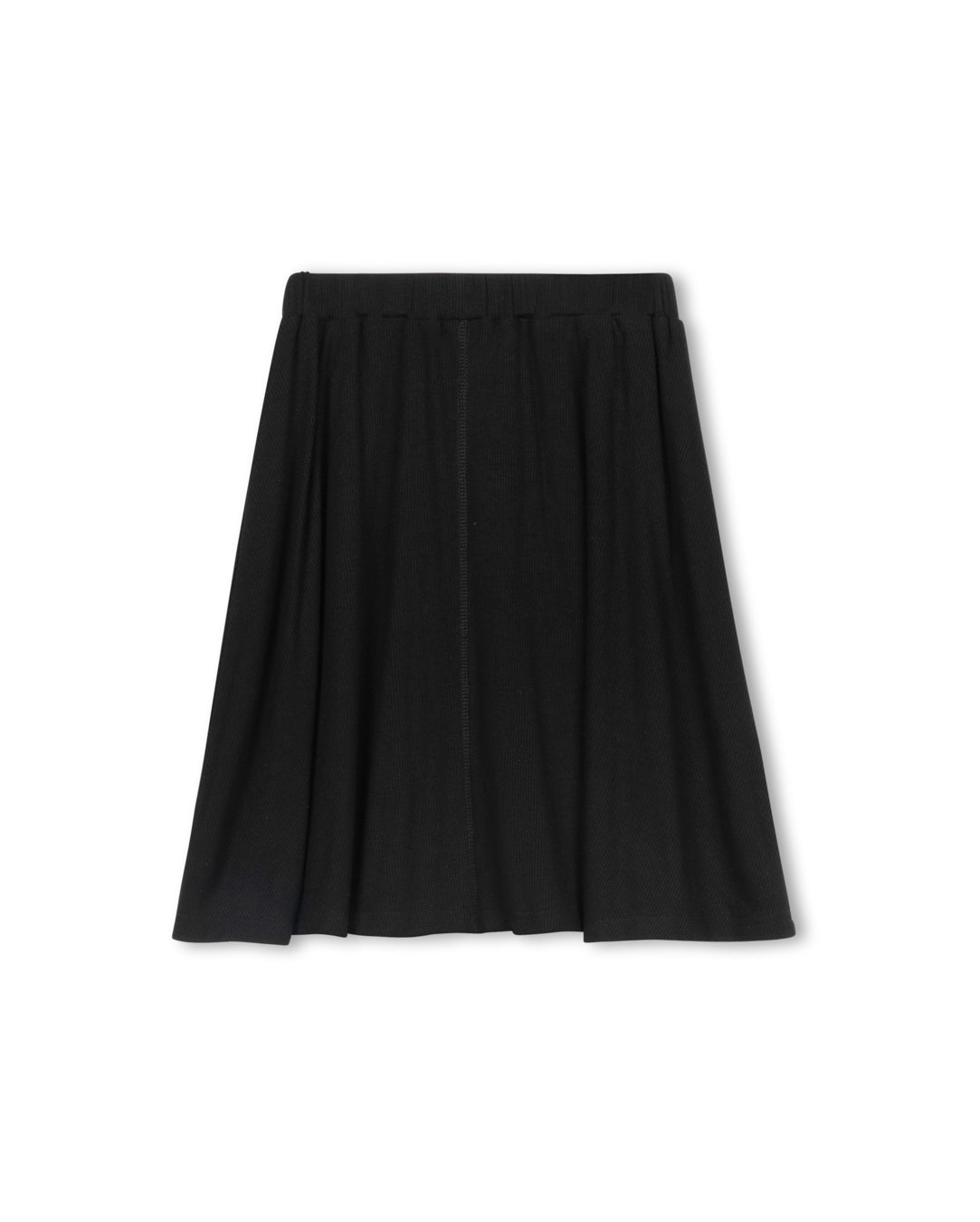 Mineral Wash A-line Ribbed Skirt