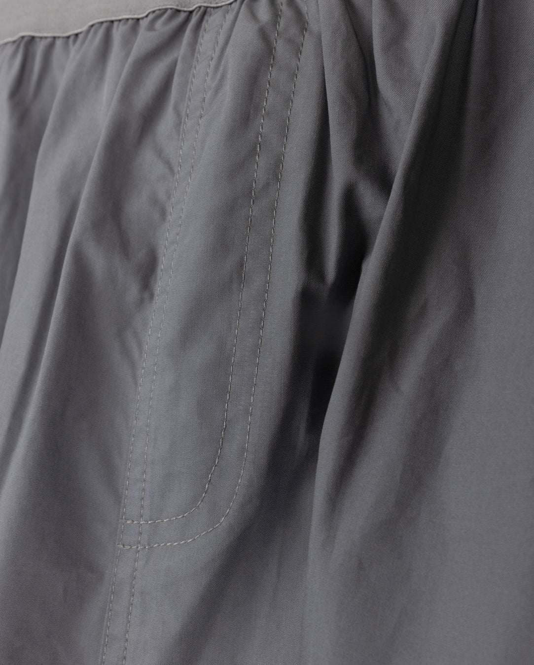 Poplin Elastic Straight Skirt