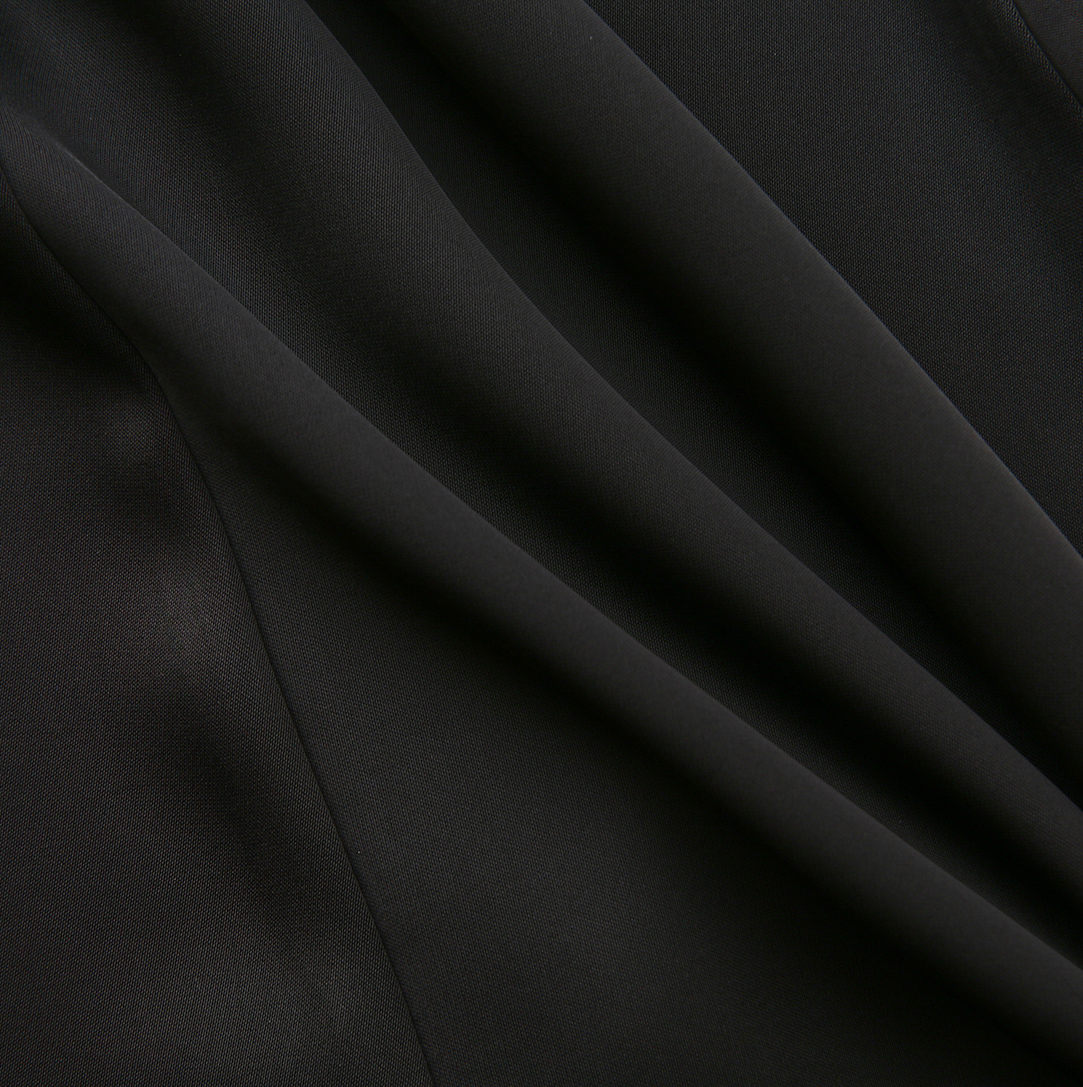 Silk Seam Detailed A-Line Dress