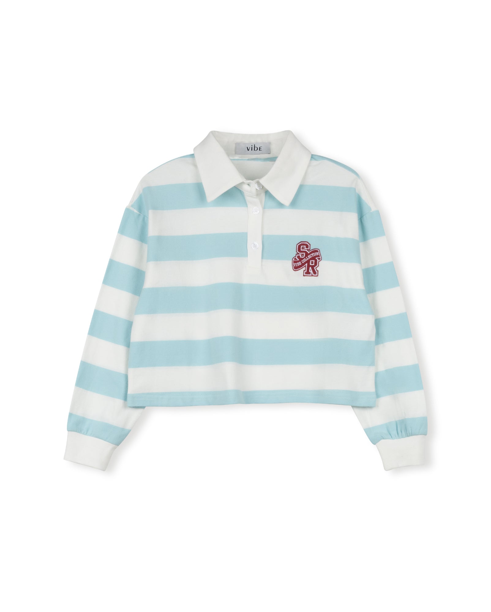 Cropped Striped Off Shoulder Tee - Junees