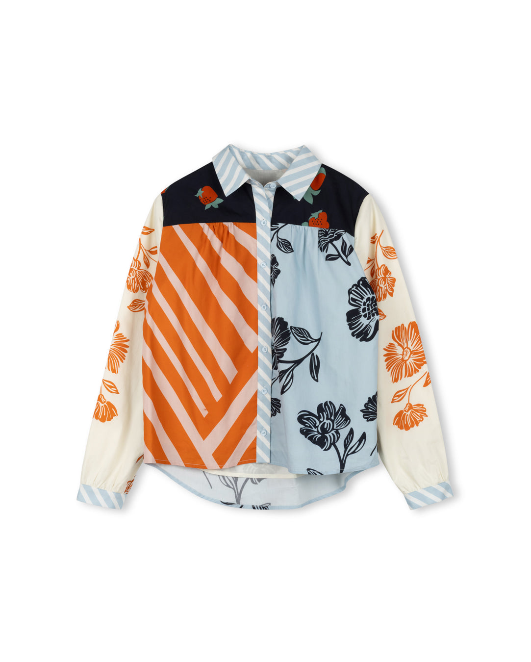 Mix Printed Blouse - Junees