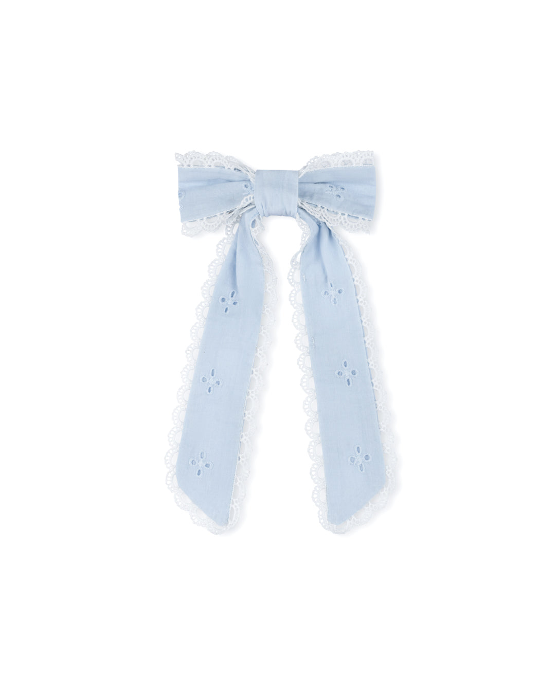 Eyelet Lace Trim Bow