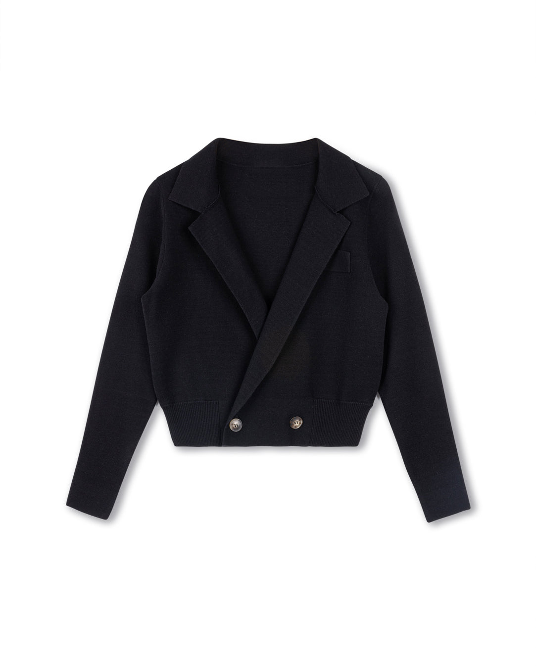 Knit Ribbed Wool Jacket