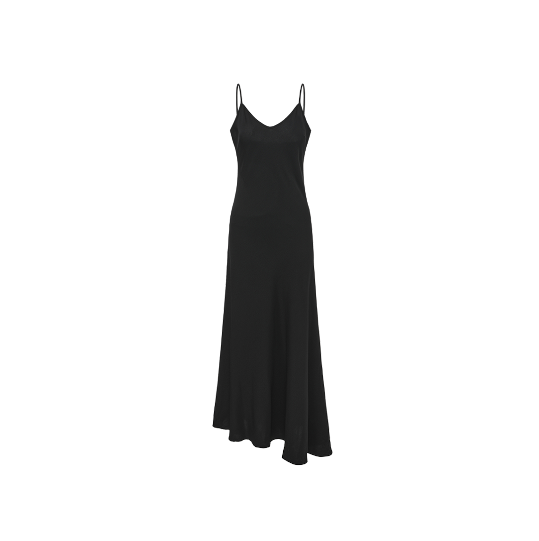 Cupro Crinkle Slip Dress