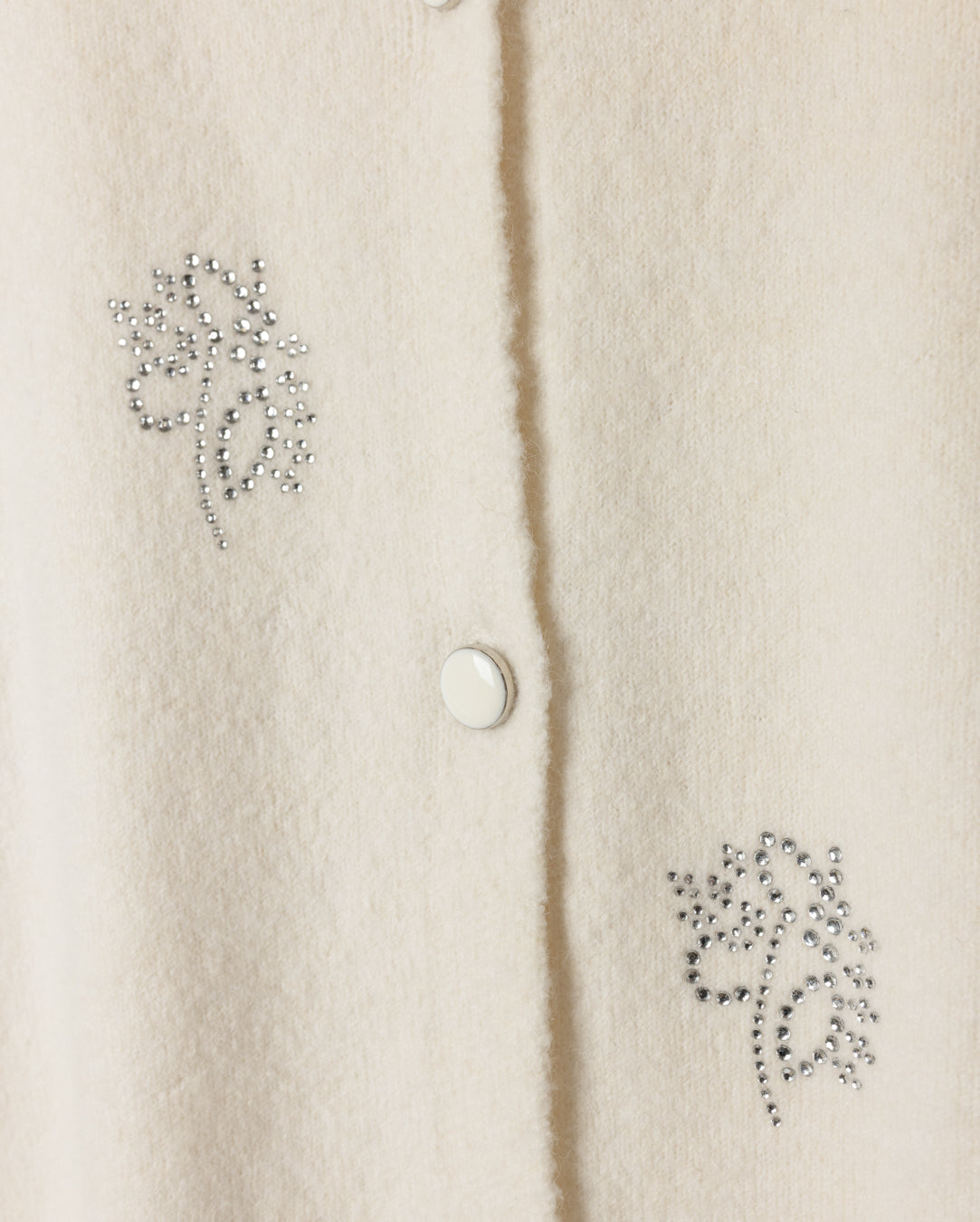 Rhinestone Applique Cardigan