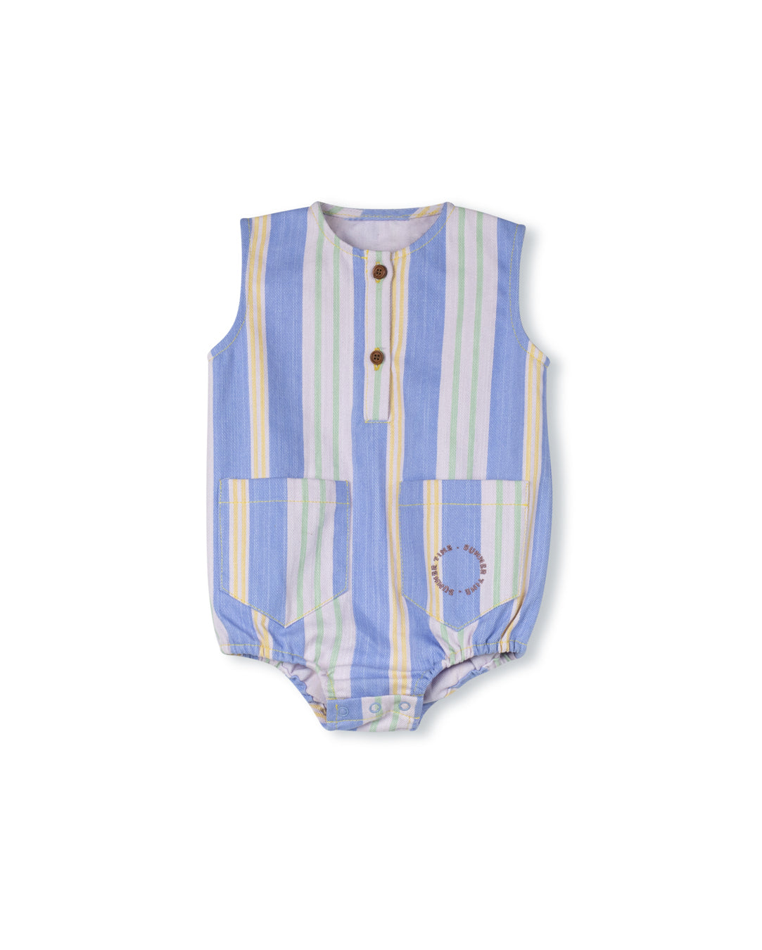 JoJo Colored Striped Romper