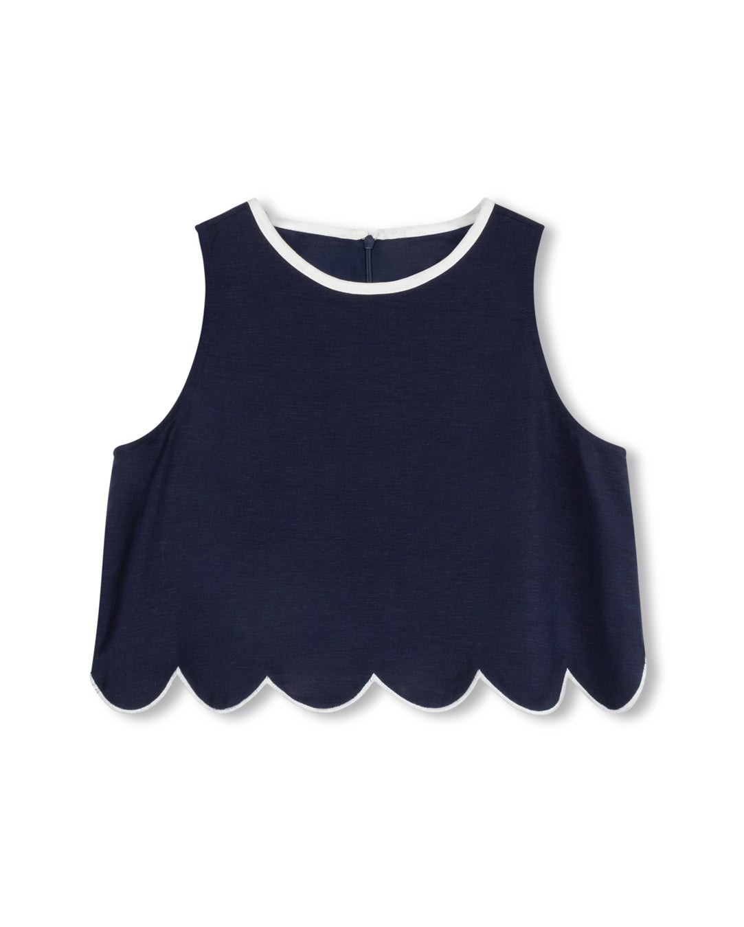 Scallop Trim Vest - Junees