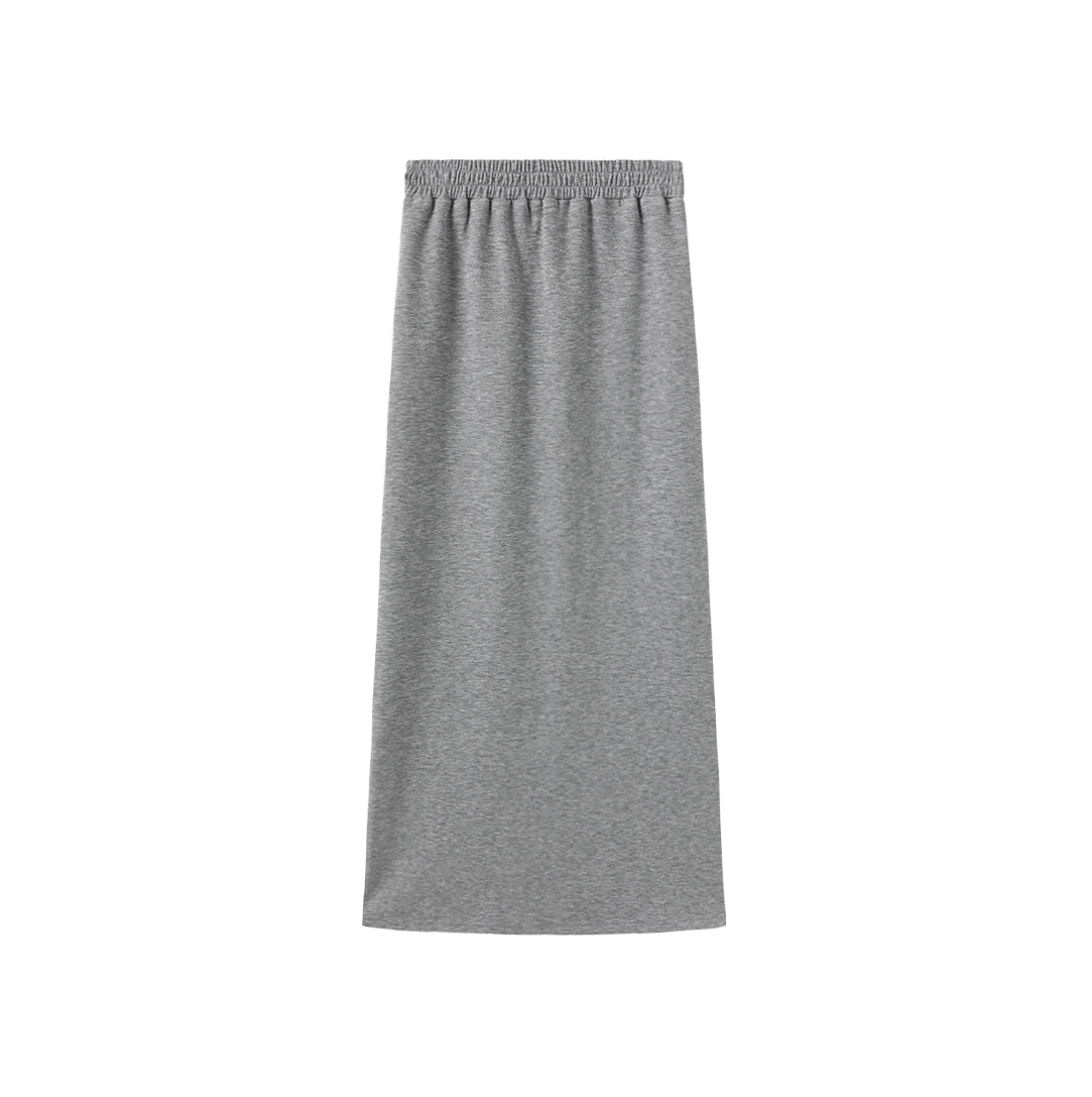 Elastic Straight Maxi Skirt