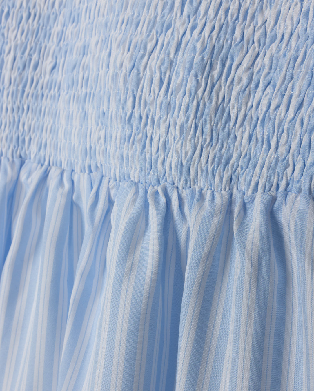 Slim Smocked Stripe Jumper