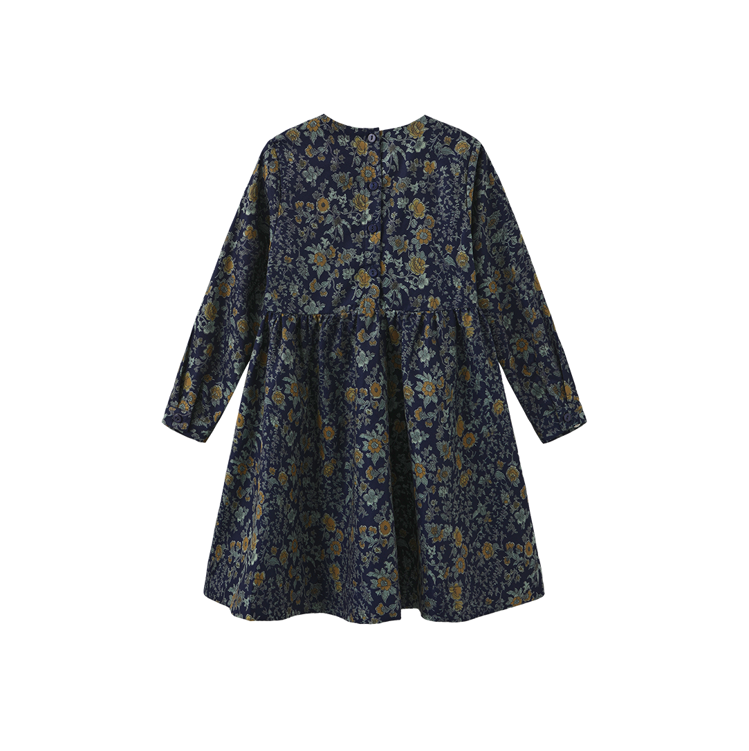 Floral Poplin Smocked Dress