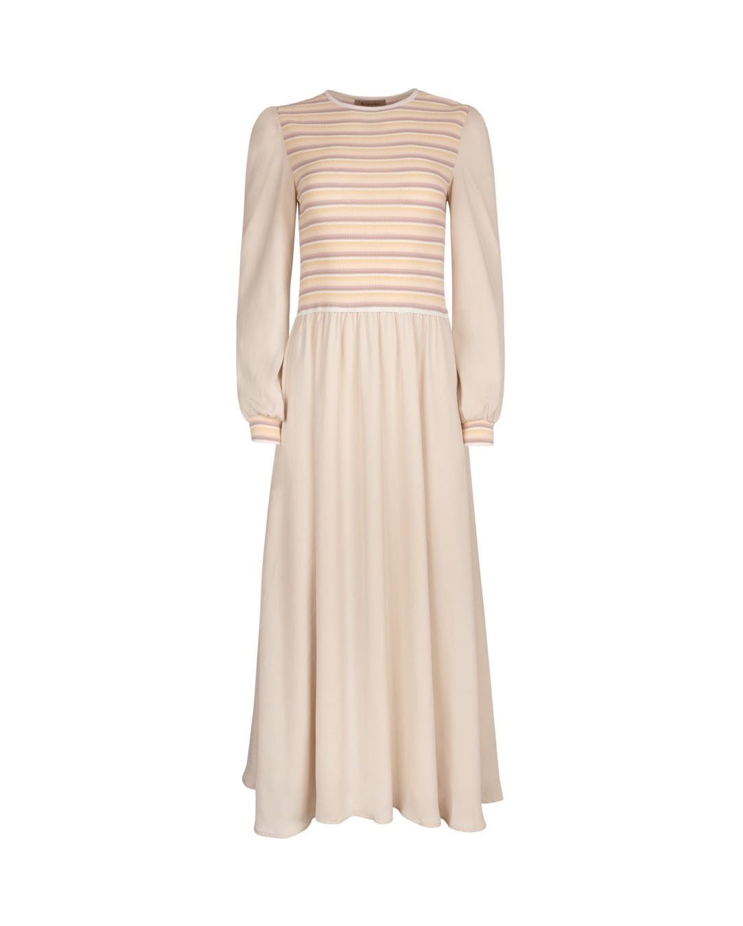 Center Knit Silk Dress W-16857