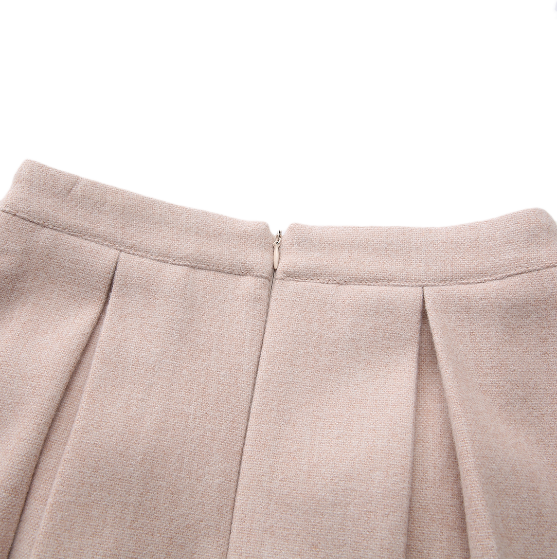Shan Pocket And Pleat Midi Skirt