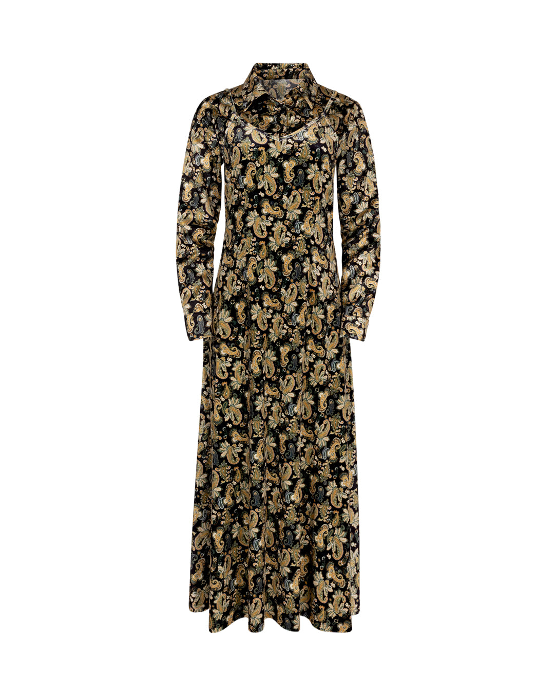 Paisley Slip Dress And Blouse