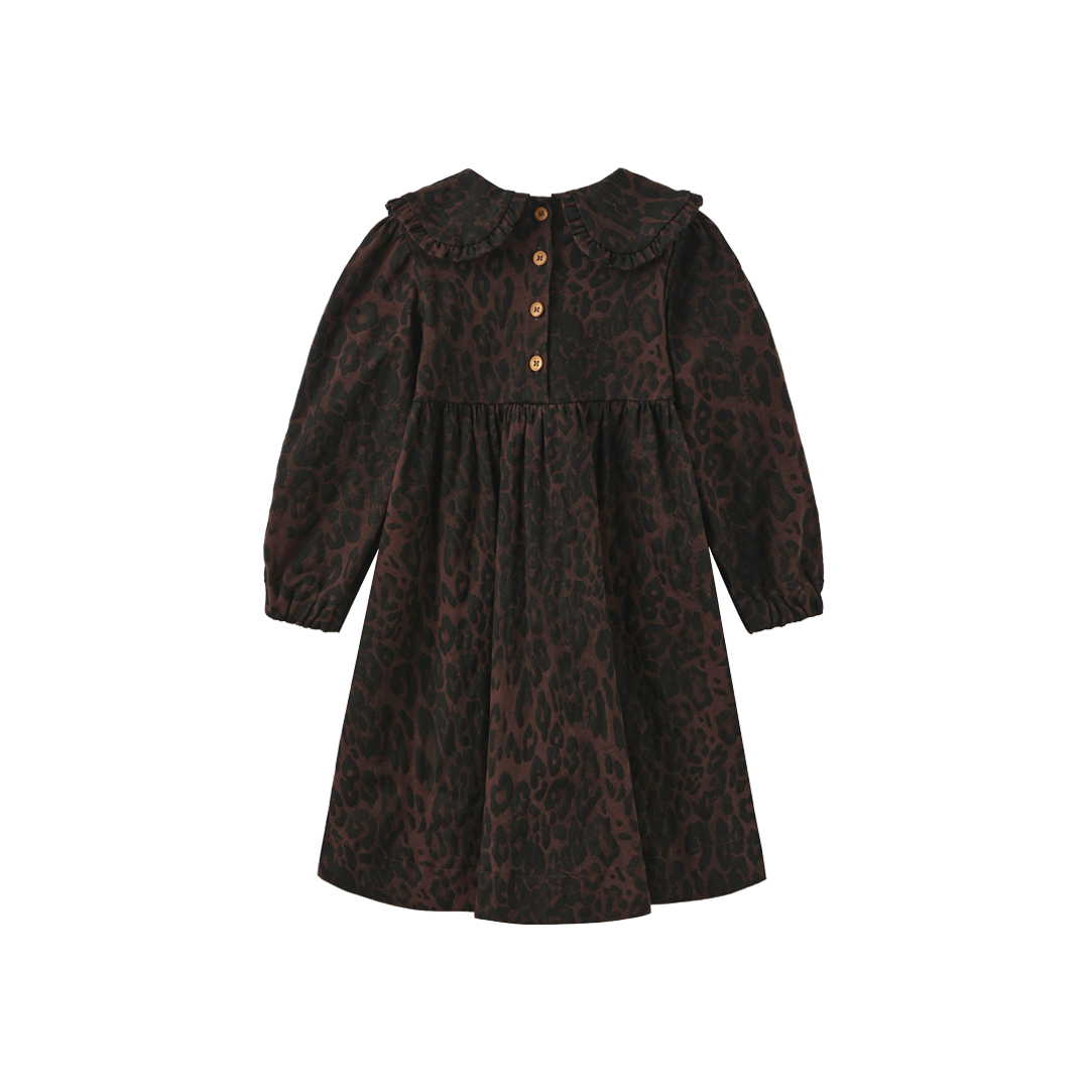 Brent Leopard Denim Dress