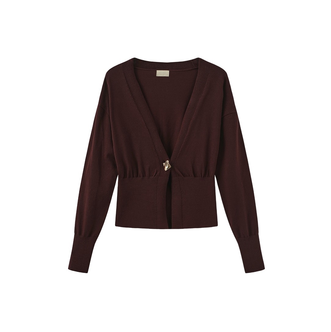 Single Button Overlay Top