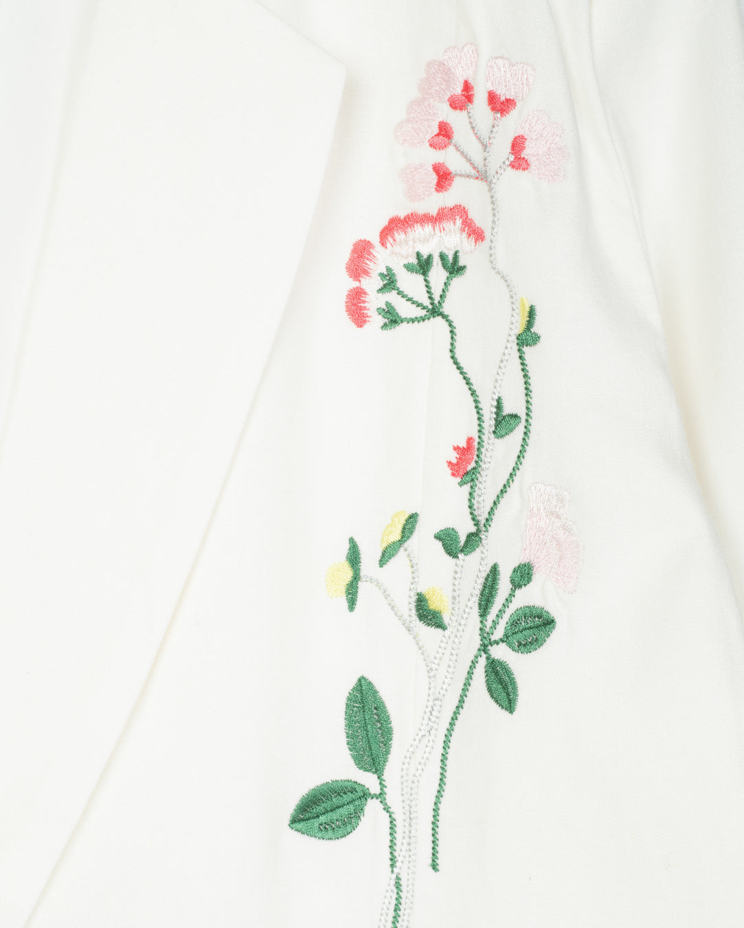 Chariot Linen Embroidered Blazer - Junees