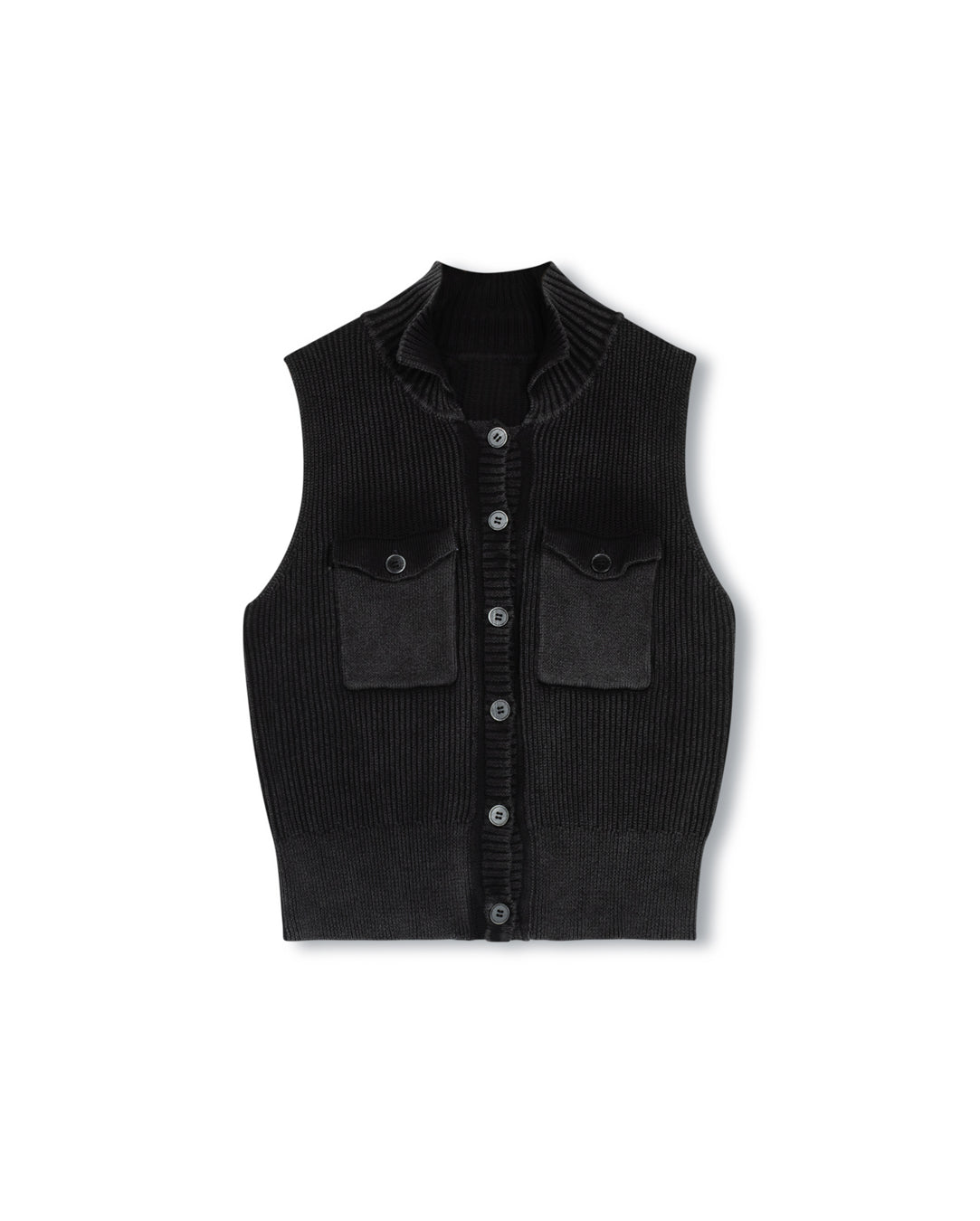 Mineral Wash Pocket Vest - Junees
