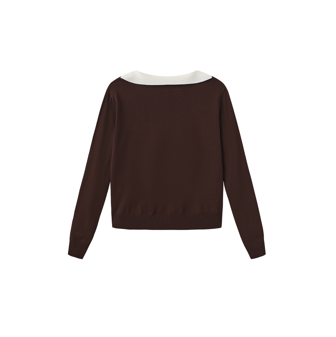 V Neck Knit Sweater