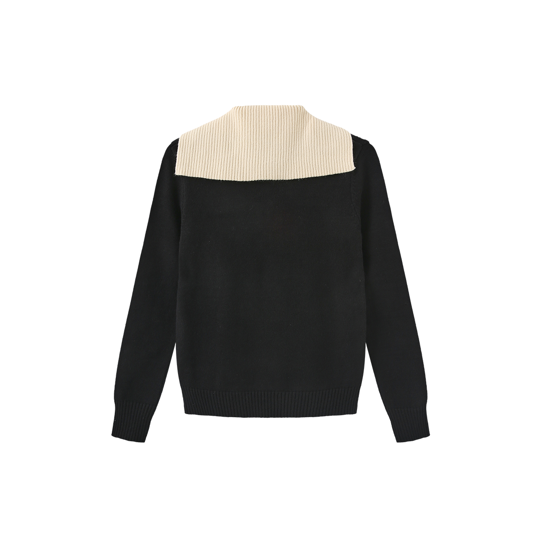 Toggle Collar Sweater