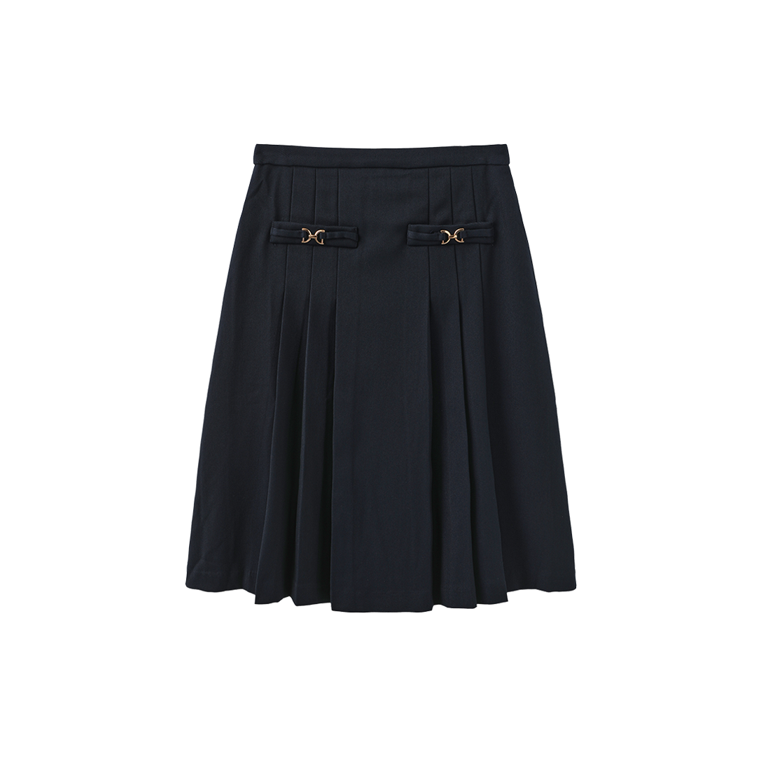 Side Pleat Detailed Skirt