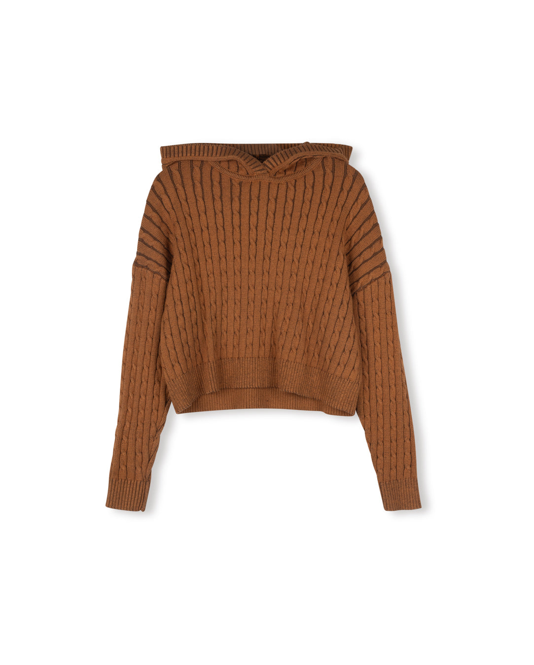 Leon Cable Knit Hoodie C-23272